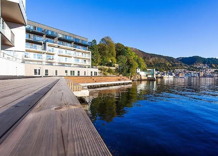 公寓 Modern By The Sea - Free Parking 卑爾根